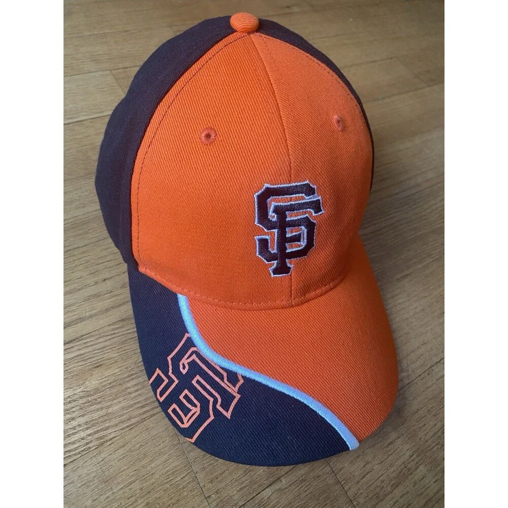 VTG EUC San Francisco Giants Hat Cap Orange Embroidered Fan Favorite Kids MLB